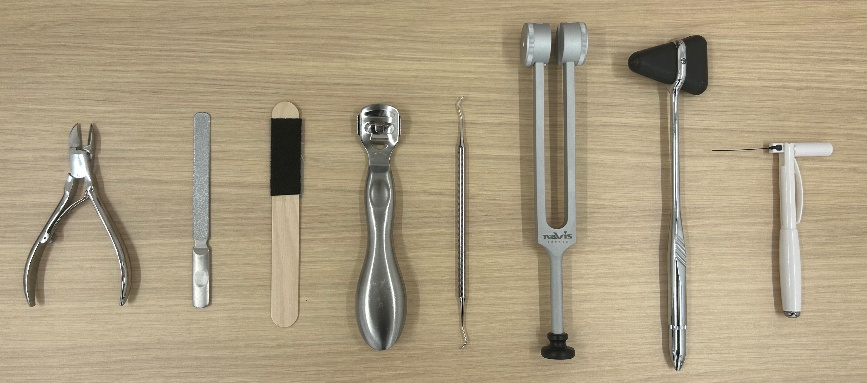 フットケアで使用する道具